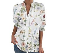 Ladies Platinum Jubilee Tops Women Vest T Shirt Blouse Tops Retirement Gifts for Women Training Women Casual Printing V Neck Stand Collar Shirt Long Sleeve Tshirt Top Discounted Items for Sale