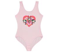 Ladies Powerpuff Girls Bodysuit - Powerpuff Girls Shapewear - Buttercup, Blosson, Bubble & Mojo JoJo Girls Tank Top Bodysuit, Light Pink, Large