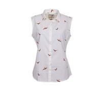 Ladies Printed Country Patterned Skirts Sleeveless Women's Animal Blouses (UK, Numeric, 12, Regular, Regular, Pheasant)