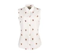 Ladies Printed Country Patterned Skirts Sleeveless Women's Animal Blouses (UK, Numeric, 20, Regular, Regular, Highland Cow)