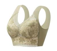Ladies Pull On Bras Lace Bras for Women Non Wired Sport Bras Soft Cups Full Coverage Push Up Bra Sale Everyday Bras Comfort Bra UK Clearance with Wide Straps Breathable Non-Padded Bralettes