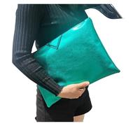 Ladies Purse Women Day Clutch Bags Luxury Designer Lady Handbags Female Envelope Bags Pu Leather A4 Briefcase Wallet Silver For Wedding Cocktail Party(Green)