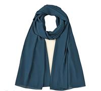 Ladies Quality Plain Chiffon Hijab Scarf Large Maxi shawls 30 Colours(Teal Green)