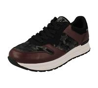 Ladies R-Evolution by Riekier Camo Detailed Trainers 40804-35 - Red Combination Leather - UK Size 6 - EU Size 39 - US Size 8