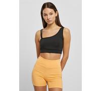 Ladies Recycled Asymmetrical Black - Bra - black - XL - 80% Polyester, 20% Elastane XL