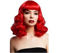 Fever Bettie Wig with Short Fringe, Red