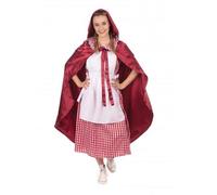 Classic Red Riding Hood Ladies Costume Teachers World Book Day Fancy Dress Outfi