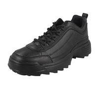 Ladies Reflex Lace Up Chunky Trainers - Black Synthetic - UK Size 5 - EU Size 38 - US Size 7