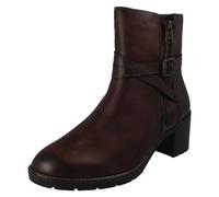 Ladies Remonte Block Heel Ankle Boots D2A72