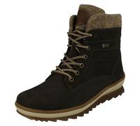 Ladies Remonte Cuff Detailed Warm Lined Ankle Boots 'R8477'