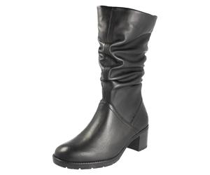 Ladies Remonte - D2A70 - Mid Calf Length Block Heel Boots