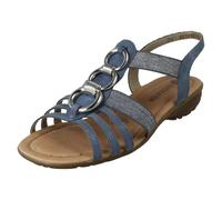Ladies Remonte Elasticated Slip On Leather Sole Sandal Shoes "R3605"