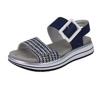 Ladies Remonte Faux Buckle Synthetic Leather Sandals - D1J53