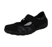 Remonte Black Hook & Loop Shoes for Ladies | Remonte R3510-03 Size: EU 38 / UK 5, Colour: Black