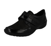 Ladies Remonte Hook And Loop Wide Fitting Shoes 'R7600'