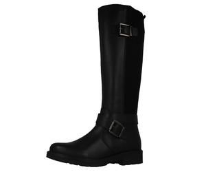 Ladies Remonte Knee High Boots With Stretch Panel - R6593