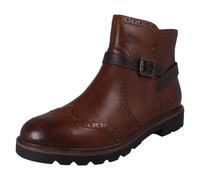 Ladies Remonte Leather Ankle Boots With A Side Zip Fastening D2Q74