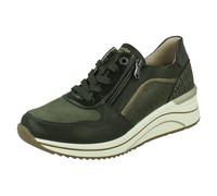 Remonte D0T16-54 Ranzip Wedge Dark Green Womens trainers in a Plain Man-made in Size 41