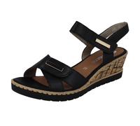 Ladies Remonte Sandals With Adjustable Straps And A Wedge Heel - R6266