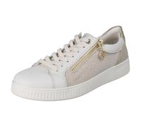 Remonte Womens Casual Size Zip Lace Up Shoes Trainers D2E00 (White, UK Footwear Size System, Adult, Women, Numeric, Wide, 7.5)