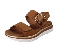 Ladies Remonte Suede Adjustable Sandals With Removable Footbed D1J62