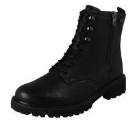 Ladies Remonte-Tex Leather Zip Lace Up Water Resistant Ankle Boots - D8656