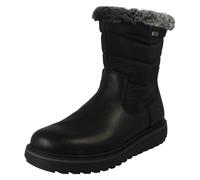 Ladies Remonte-Tex Mid Calf Stud Sole Wool Lined Boots D0U79