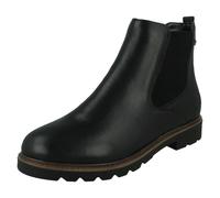 Ladies Remonte-Tex Water Resistant Leather Zip Up Casual Ankle Boots - D2Q70