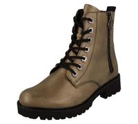 Ladies Remonte Zip & Lace Up Fastening Casual Ankle Boots D8671