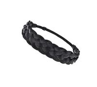 Ladies Retro Elegant Flower Hair Fascinator Headband Elastic Fashion Princess Hair Wig Synthetic Band Accessory (B, One Size)