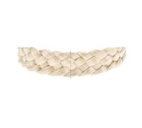 Ladies Retro Elegant Flower Hair Fascinator Headband Elastic Fashion Princess Hair Wig Synthetic Band Accessory (A, One Size)