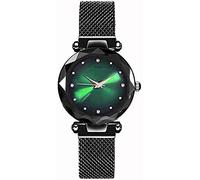Ladies Rhinestone Watch Rose Gold Case Crystal Dial Stainless Steel Strap Watch Girl Casual Watch,F