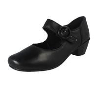 Ladies Rieker - 41756 Buckle Detailed Hook and Loop Smart Heels