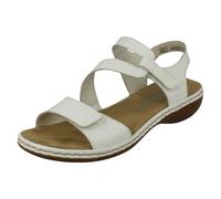 Rieker 659C7-80 Ladies White Bur-Fastener Size: EU 42 / UK 8, Colour: