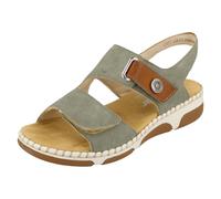 Ladies Rieker - 66280 Casual Extra Wide Adjustable Sandals