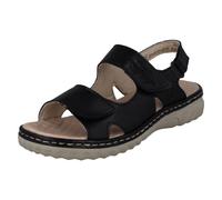 Ladies Rieker Adjustable Back Leather Strappy Sandals: 60462