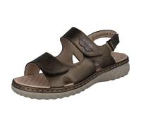 Ladies Rieker Adjustable Back Strappy Leather Sandals 60462