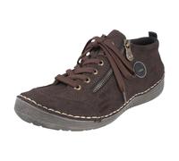 Ladies Rieker Antistress Casual Lace-Up Shoes with Side Zip - 52514