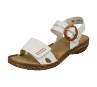 Ladies Rieker Buckle Detailed Strappy Sandals '628Z3'
