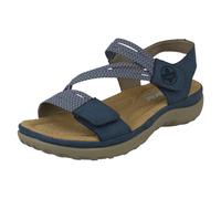 Ladies Rieker Casual Hook and Loop Strap Sandals 64870