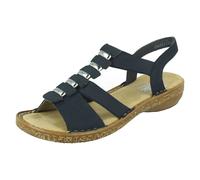Ladies Rieker Casual Slingback Elasticated Strap Summer Holiday Sandals 62850