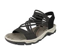 Rieker 68888-14 Ladies Blue Elasticated Sandals Size: EU 40 / UK 6.5,