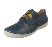 Ladies Rieker Lace Up Synthetic Leather Smart Casual Everyday Shoes - 52528