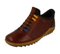 Rieker L7562-35 Wine Womens Comfort Slip On Shoes in a Plain Leather in Size 37