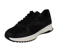 Rieker Ladies Rieker Revolution Lace Up Trainers W1304 - Black - UK 7.5