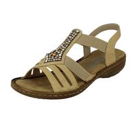 Ladies Rieker Slip On Casual Sandals - 60803