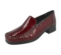 Ladies Rieker Smart Loafer Shoes 42062 - Red Synthetic - UK Size 7 - EU Size 40.5 - US Size 9