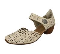 Ladies Rieker Stylish Punched Detailed Summer Shoes 43753