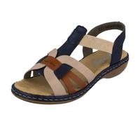 Ladies Rieker Synthetic Casual Sandals 65918