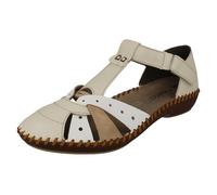 Ladies Rieker T-Bar Cut Out Detailed Antistress Shoes 'M1655'